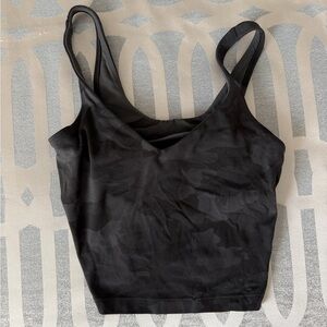 Lululemon Black Camouflage Align Tank